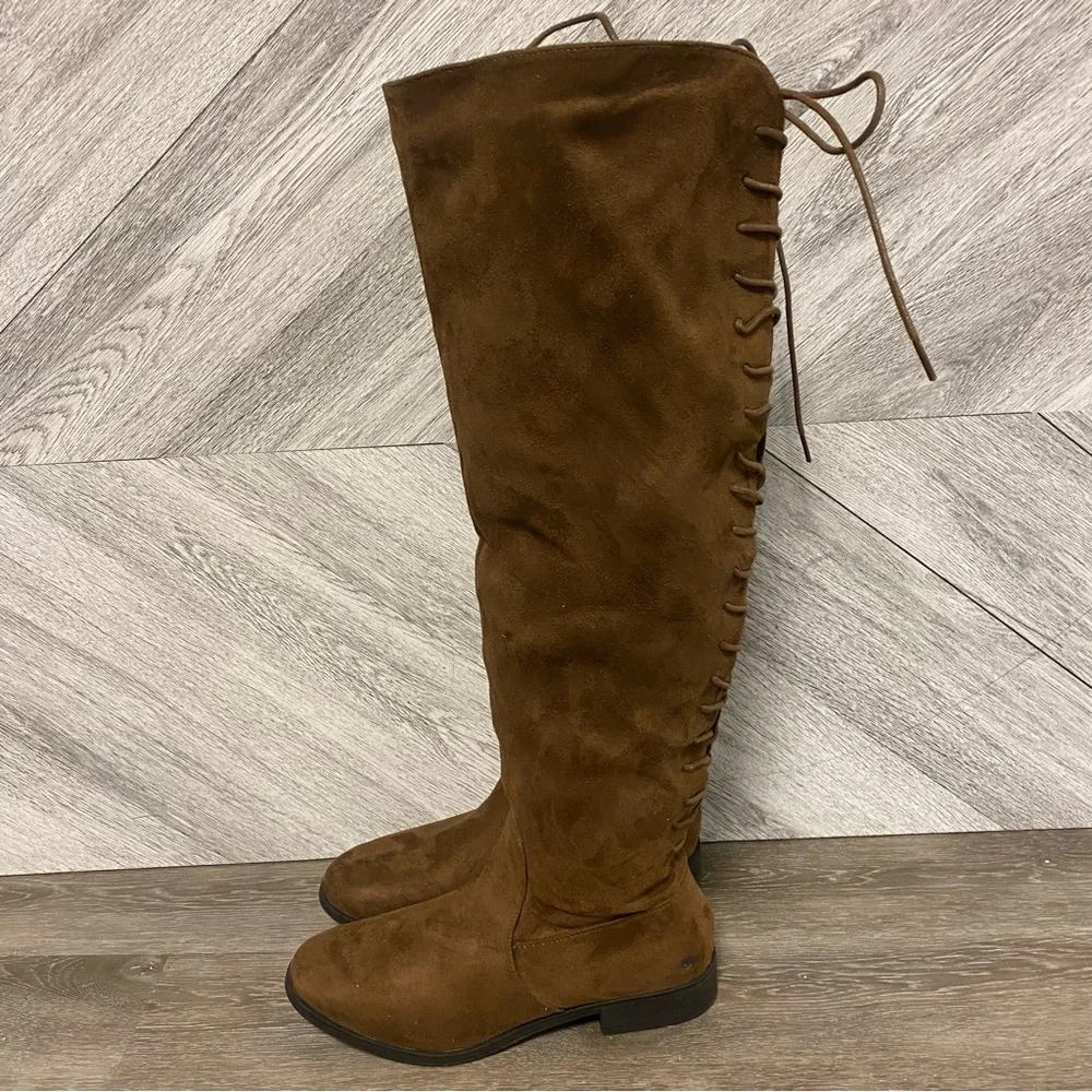 French Connection | Jasper Over The Knee Boots Brown Size 6